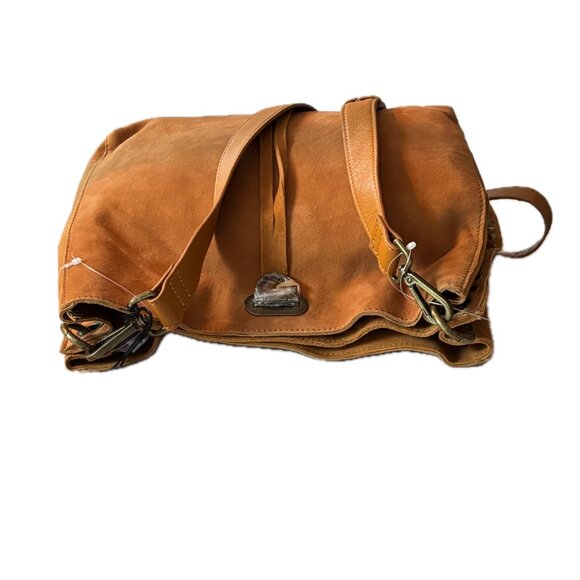 SALE ~ Harbour 2nd Crossbody Suede Bucket Bag in Cognac Adjust Strap NWT - Picture 7 of 12